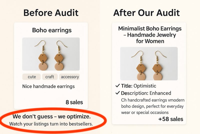 Etsy store critique