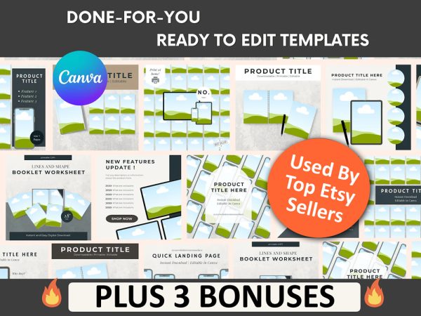 Etsy Listing Mockup Templates