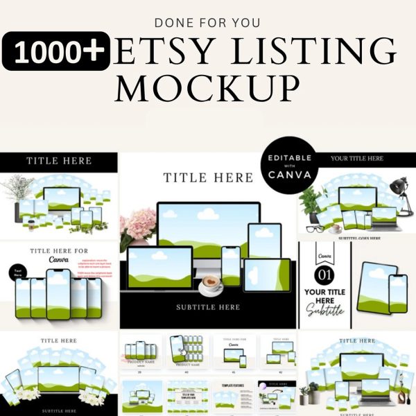 Etsy Listing Mockup Templates