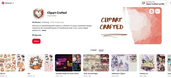 We will create Pinterest business account for you with 600 Pins and links - Image 3