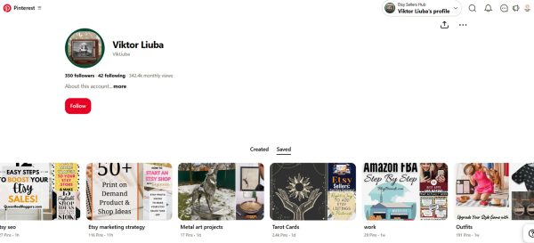 We will create Pinterest business account for you with 600 Pins and links - Image 2