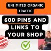 We will create Pinterest business account for you with 600 Pins and links