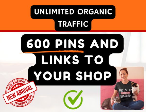 We will create Pinterest business account for you with 600 Pins and links